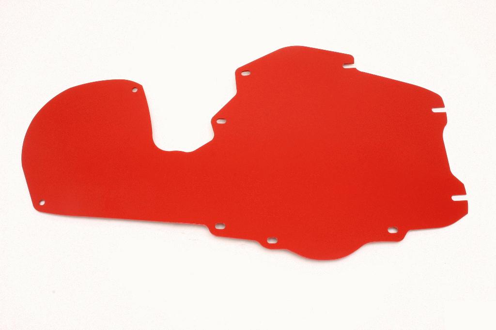 BMR 1968-1972 A-Body A/C Delete Panel (Aluminum) - Bare with BMR Logo