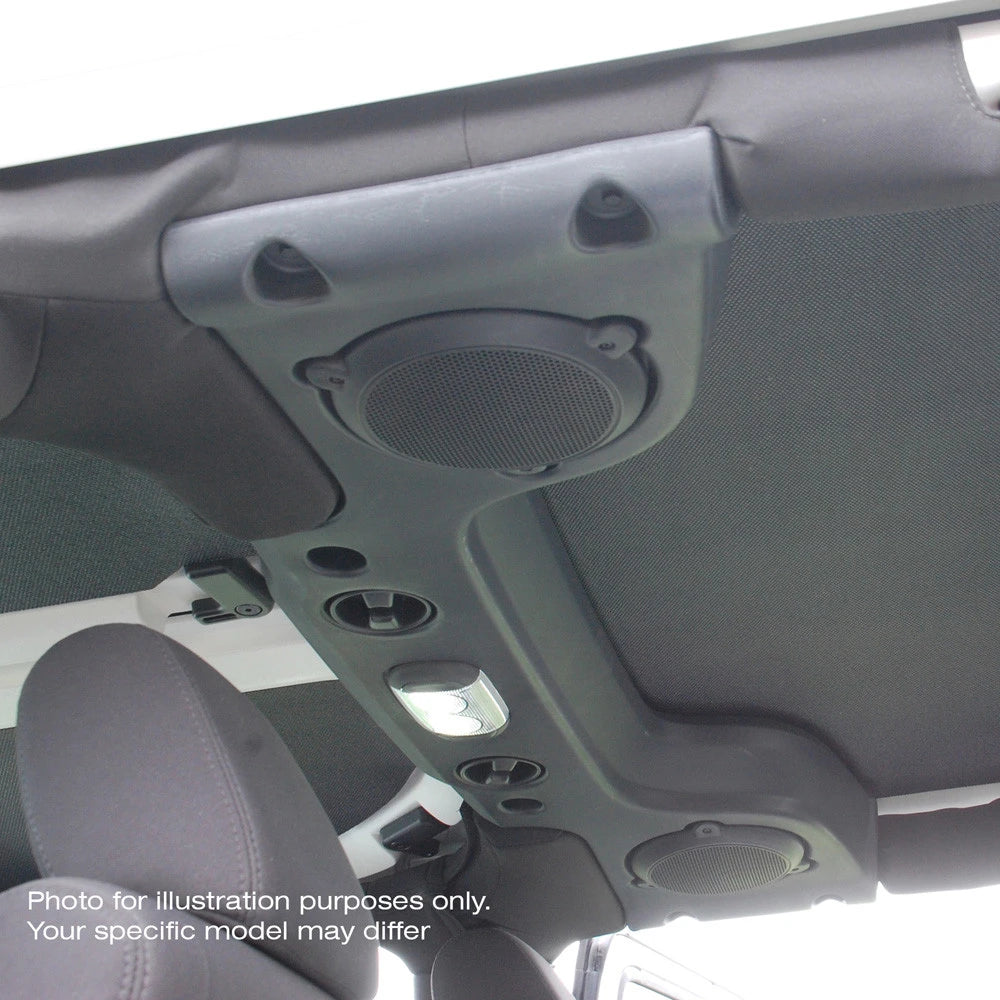 DEI for 2020-2022 Jeep Gladiator JT 4-Door Boom Mat Complete Headliner Kit - 7 Piece - Black