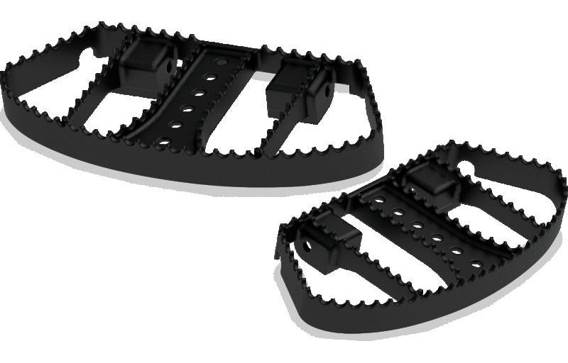 Burly Brand B13-1051B MX Passenger Boards Black for 1985-2026 Harley-Davidson Models