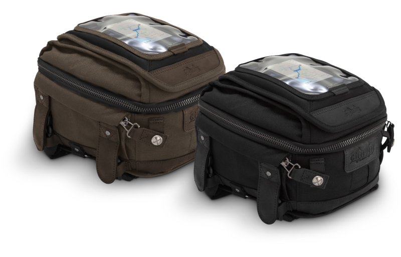 Burly Brand B15-1010D Voyager Tank/Tail Bag Dark Oak