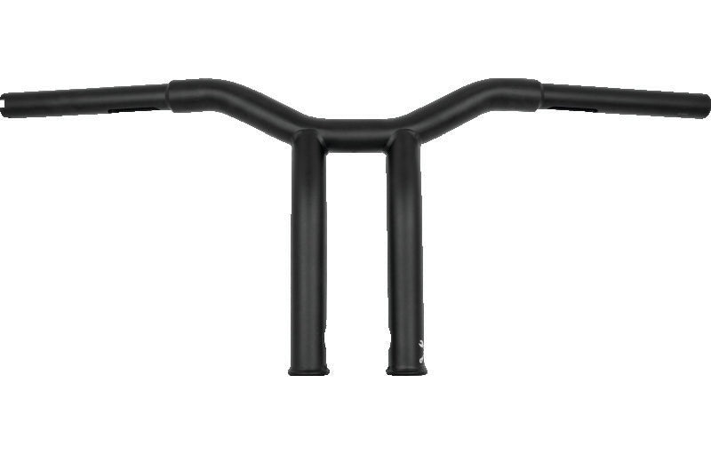 Burly Brand B12-6051SB Dominator Raked Bar 10 in Matte Black for 1982-2025 Harley-Davidson Models