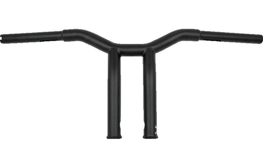 Burly Brand B12-6051SB Dominator Raked Bar 10 in Matte Black for 1982-2025 Harley-Davidson Models