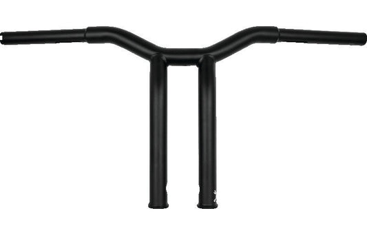 Burly Brand B12-6052SB Dominator Raked Bar 12 in Matte Black for 1982-2025 Harley-Davidson Models