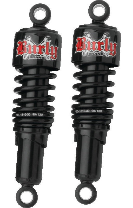 Burly Brand B28-1200B Shocks 10.5 in Black for 1988-2003 Harley-Davidson Sportster