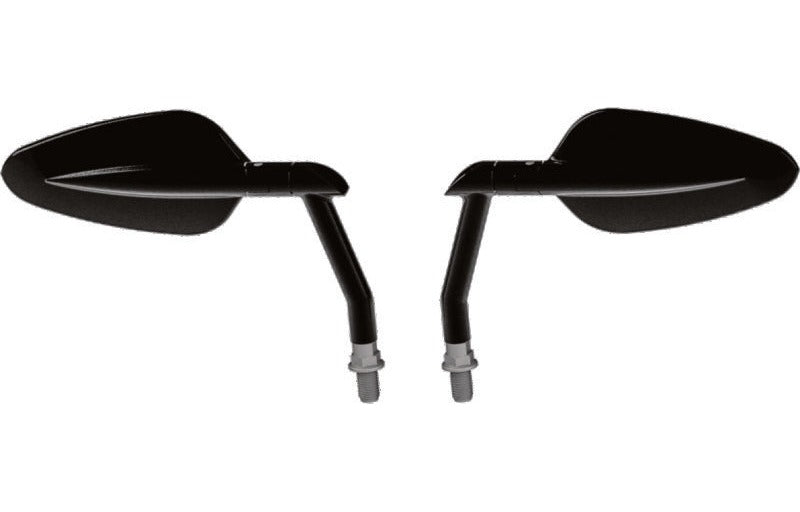 Burly Brand B16-1502B Radar Mirror Set Black for 2017-2026 Honda Rebel 300 / 500 / 1100