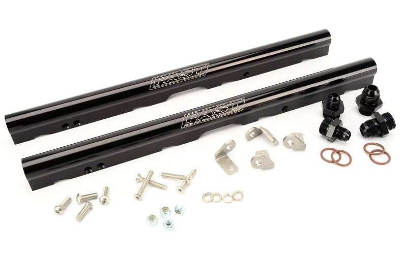 FAST 146032B-KIT LSXR Billet Fuel Rail Kit Black for LS1/LS6