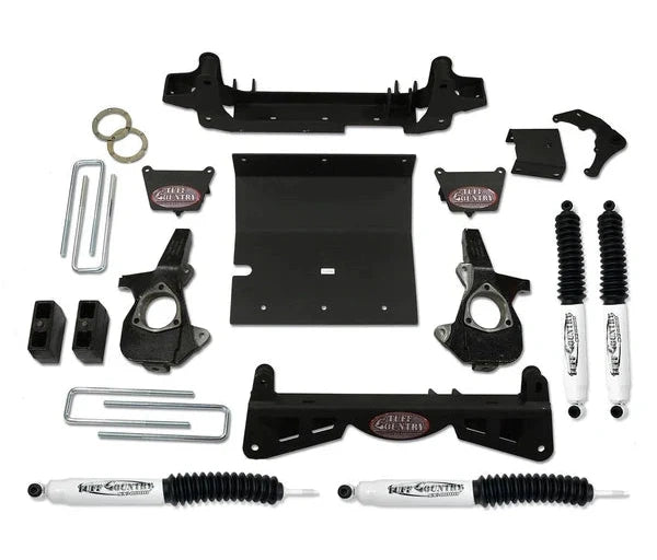Tuff Country 14992 4in Lift Kit (3-Piece Sub Frame) No Shocks for 2001-2006 Silverado 1500HD 4WD