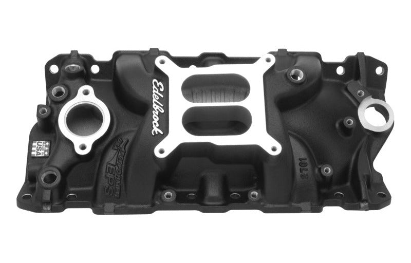 Edelbrock 27013 Performer EPS Intake Manifold Black for Small Block Chevrolet