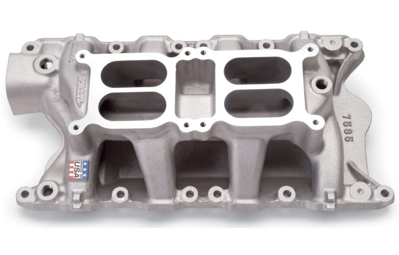 Edelbrock 7585 Ford 351 W Dual Quad Air Gap Manifold
