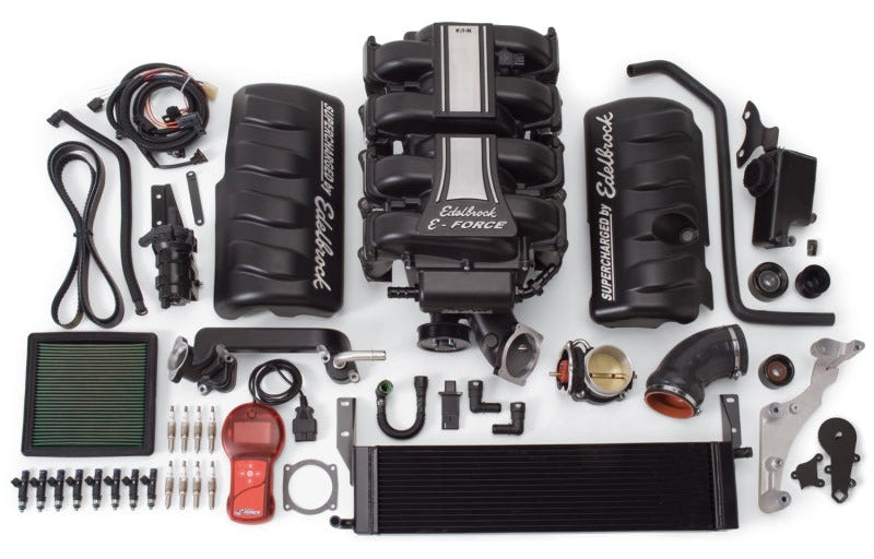 Edelbrock 1580 Supercharger Stage 1 - Street Kit 2005-2009 Ford Mustang 4.6L 3V with Tuner