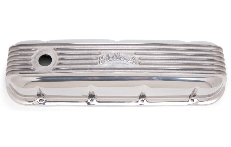Edelbrock 4185 Valve Cover Classic Series Chevrolet 1965 and Later 396-502 V8 Polished
