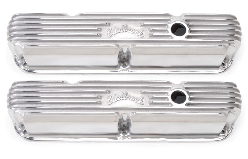 Edelbrock 4176 Valve Cover Classic Series Chrysler La 318-340-360 CI V8 Polished