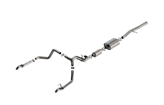 Borla 141003 2024 Chevrolet/GMC 1500 ZR2 & AT4X 6.2L V8 4WD 4DR S-TYPE Catback Exhaust w/ Turndown Tips - #141003