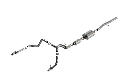Borla 140914 22-23 Chevrolet Silverado 1500 ZR2 & AT4X 6.2L CC SB 147.5in WB S-Type Cat-Back - #140914