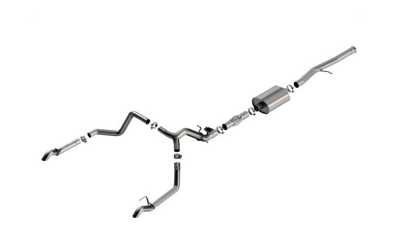 Borla 141004 2024 Chevrolet/GMC 1500 ZR2 & AT4X 6.2L V8 4WD 4DR ATAK Catback Exhaust w/ Turndown Tips - #141004