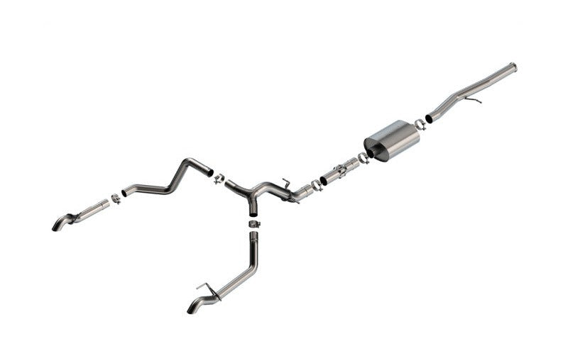Borla 140915 22-23 Chevrolet Silverado 1500 ZR2 & AT4X 6.2L CC SB 147.5in WB ATAK Cat-Back - #140915