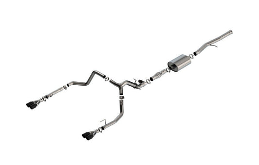 Borla 140997BC 2024 Chevy Silverado 1500 6.2L V8 ATAK Catback Exhaust w/ Simulator - Black Chrome - #140997BC