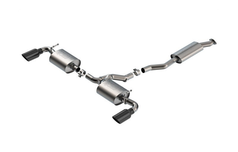 Borla 141009BC 19-26 Toyota RAV4 (excl. Hybrid) 2.25 S-Type Cat Back Exhaust - Black Chrome - #141009BC