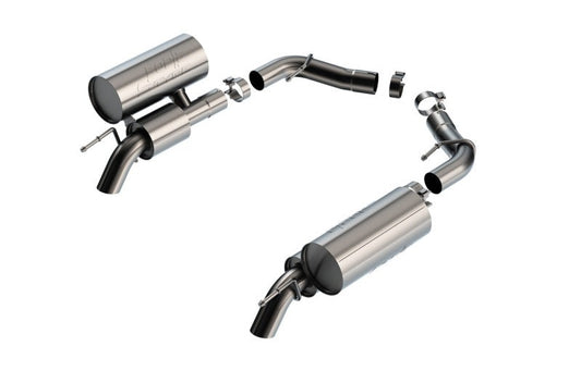 Borla 11990 22-23 Jeep Grand Wagoneer 6.4L V8 2.75in S-TYPE SR Turndown Tip Axleback Exhaust - #11990