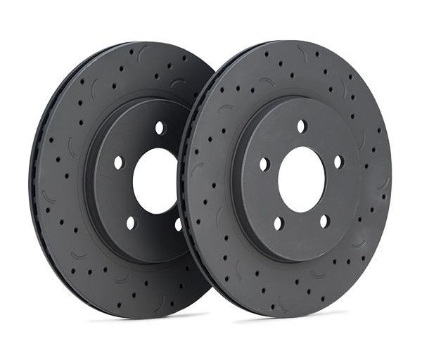 Hawk Performance HTC5174 Cross-Drilled and Slotted Talon Rotors