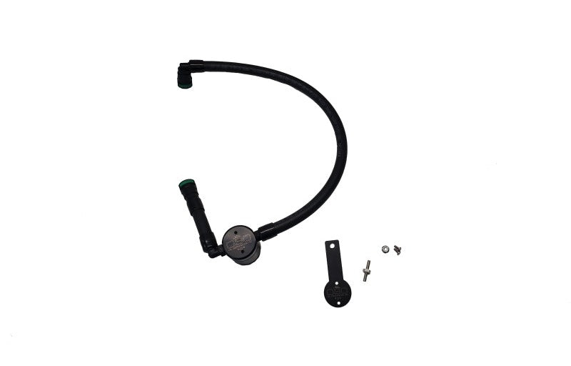 J&L 16-26 Dodge Durango / Jeep Grand Cherokee 3.6L Oil Separator 3.0 Passenger Side - Black Anodized - #3074P-B