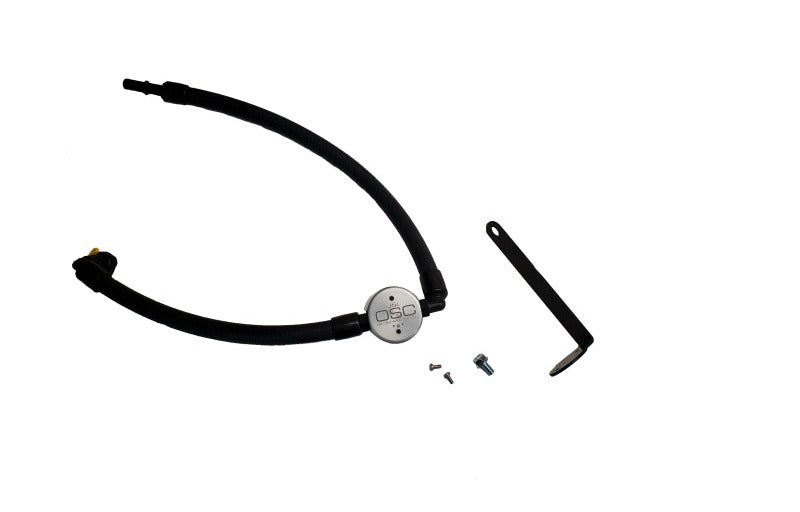J&L 2021.5-2024 Ford Bronco 2.3L EcoBoost Oil Separator 3.0 Passenger Side - Clear Anodized - #3075P-C