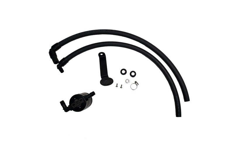 J&L 22-26 Toyota Tundra, 23-25 Sequoia 3.5L Turbo Oil Separator 3.0 Driver Side - Black Anodized - #3115D-B