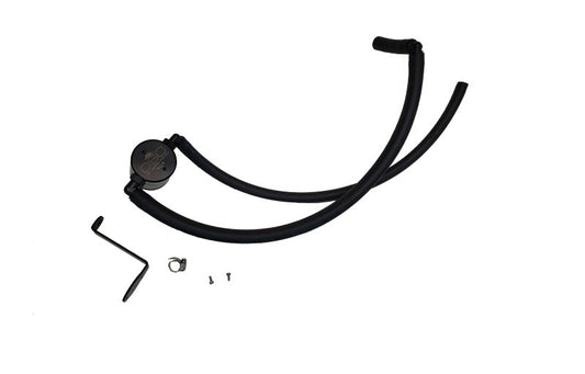 J&L 22-26 Hyundai Elantra N 2.0L Oil Separator 3.0 Passenger Side - Black Anodized - #3119P-B
