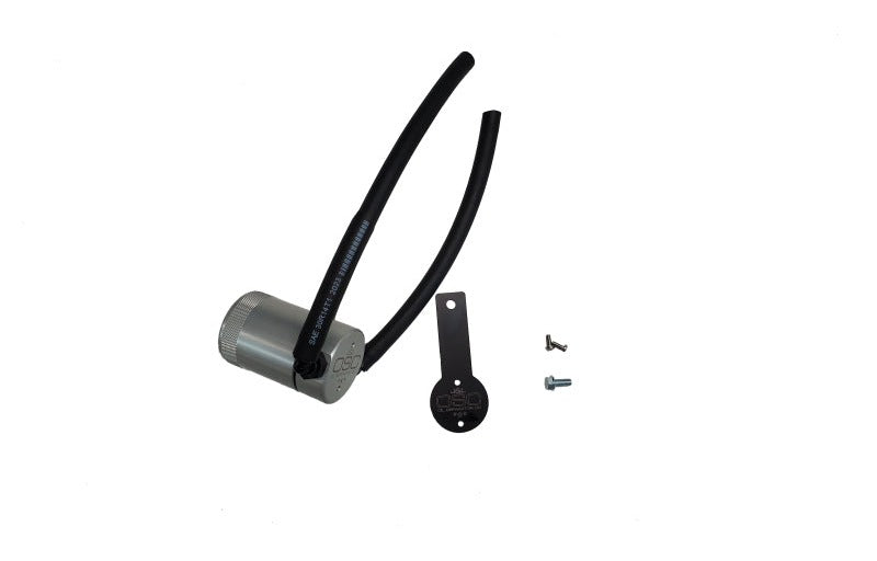 J&L 2019-2025 Nissan Altima 2.5L Oil Separator 3.0 Passenger Side - Clear Anodized - #3120P-C