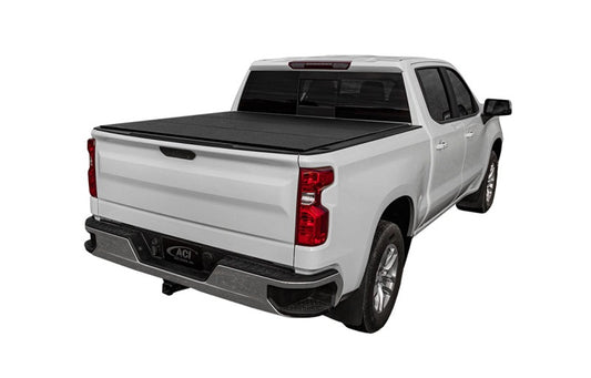 Access LOMAX Folding Hard Cover 17+ Ford Super Duty F-250/F-350/F-450 6ft 8in Box Black Urethane