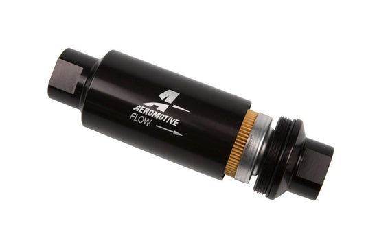 Aeromotive In-Line Filter - AN-10 - Black - 10 Micron