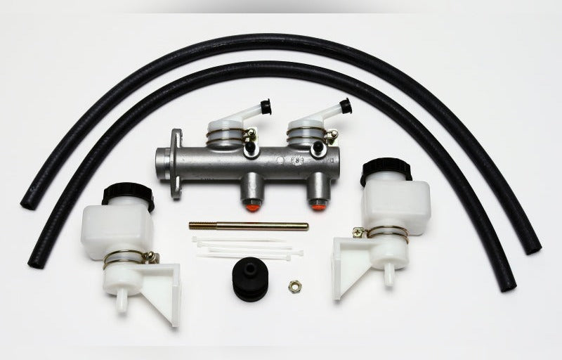 Wilwood Tandem Master Cylinder - 1in Bore with Remote Reservoirs - #260-7563