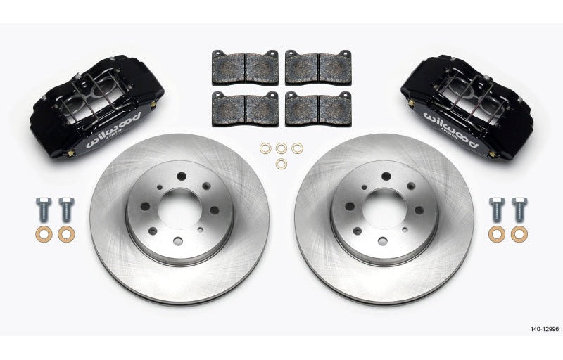 Wilwood DPHA Front Caliper & Rotor Kit Honda / Acura with 262mm OE Rotor - #140-12996
