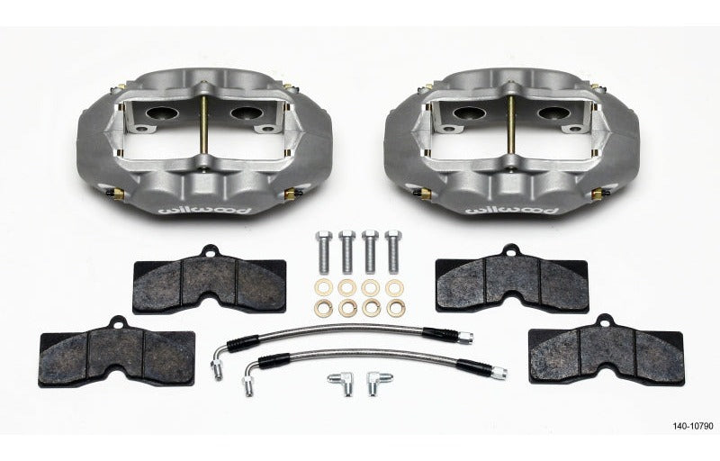 Wilwood D8-4 Rear Caliper Kit Clear Corvette C2 / C3 1965-1982 - #140-10790