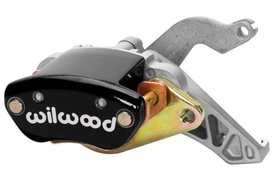 Wilwood Caliper-MC4 Mechanical-R/H - Black with Logo 1.19in Piston .81in Disc - #120-12069-BK