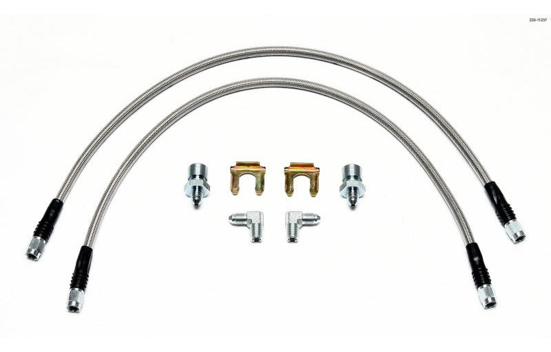 Wilwood Flexline Kit 22 inch 3/8-24 to 90 Degree - #220-11237