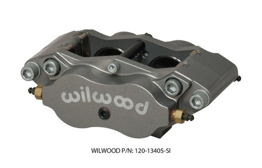 Wilwood Caliper-Billet Narrow Dynalite Radial Mount 1.75in Piston/.38in Disc - #120-13405-SI