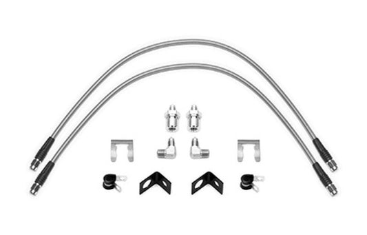 Wilwood Flexline Kit 25 inch 3/8-24 to 90 Degree - #220-16439