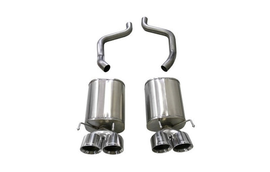 Corsa 2005-2008 Chevrolet Corvette (C6) 6.0L/6.2L Polished Xtreme Axle-Back Exhaust with 4.5in Tips
