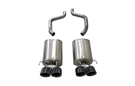Corsa 2005-2008 Chevrolet Corvette (C6) 6.0L/6.2L Black Xtreme Axle-Back Exhaust with 4.5in Tips