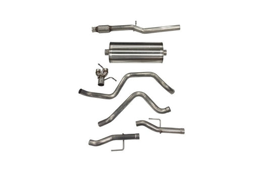 Corsa 2019-2025 Chevy Silverado 5.3L Crew Cab 3in Cat-Back Dual Rear Exit with Polished Tip