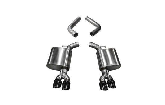 Corsa 2015-23 Dodge Challenger 6.4L/17-19 Challenger 5.7L Black Sport Axle-Back Exhaust with 3.5in Tips