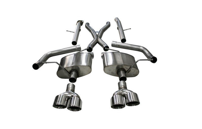 Corsa 18-21 Jeep Grand Cherokee TrackHawk 6.2L Xtreme Cat-Back Dual Rear Exit w/4.5in Polished Tips