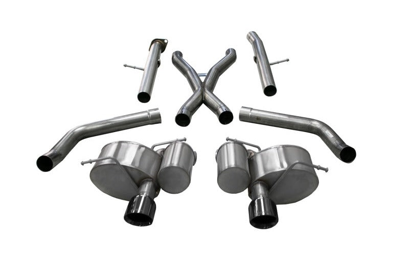 Corsa 2012-21 Jeep Grand Cherokee SRT 2.75in Dual Rear Xtreme Cat-Back Exhaust - Black PVD TipFinish