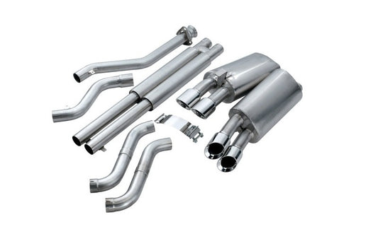 Corsa 1992-1995 Chevrolet Corvette C4 5.7L V8 LT1 Sport Cat-Back Exhaust with Twin 3.5in Polished Tips