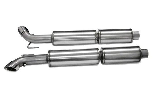 Corsa 2003-06 Dodge Viper 8.3L Polished Sport Cat-Back Exhaust (2.5in Inlet for Use with Stock Conv.)