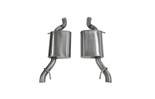 Corsa 2014-16 Axle-Back Exhaust Dual Rear Polished Outlet 2014 Cadillac CTS Vsport 3.6L V6 Automatic
