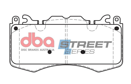 DBA 20-22 Land Rover Defender (380mm Front Rotor) Front Street Series Brake Pads