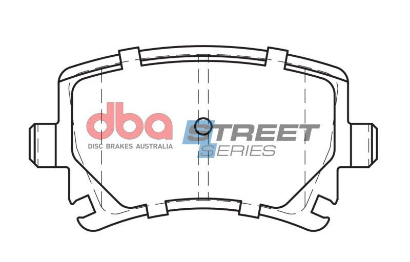 DBA 2006-2009 Audi A3 FWD Street Series Rear Brake Pads