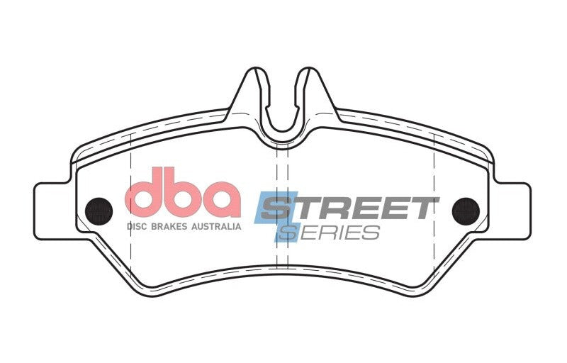 DBA 2007-2009 Dodge Sprinter 2500 (with 272mm Rear Disc Bosch Pin Type) Rear Street Series Brake Pads